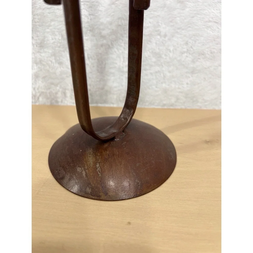 Memo Holder Rustic Metal Jumbo Paper Clip Desk Organizer Large Big